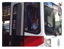 Wave at the strange girl with the camera....